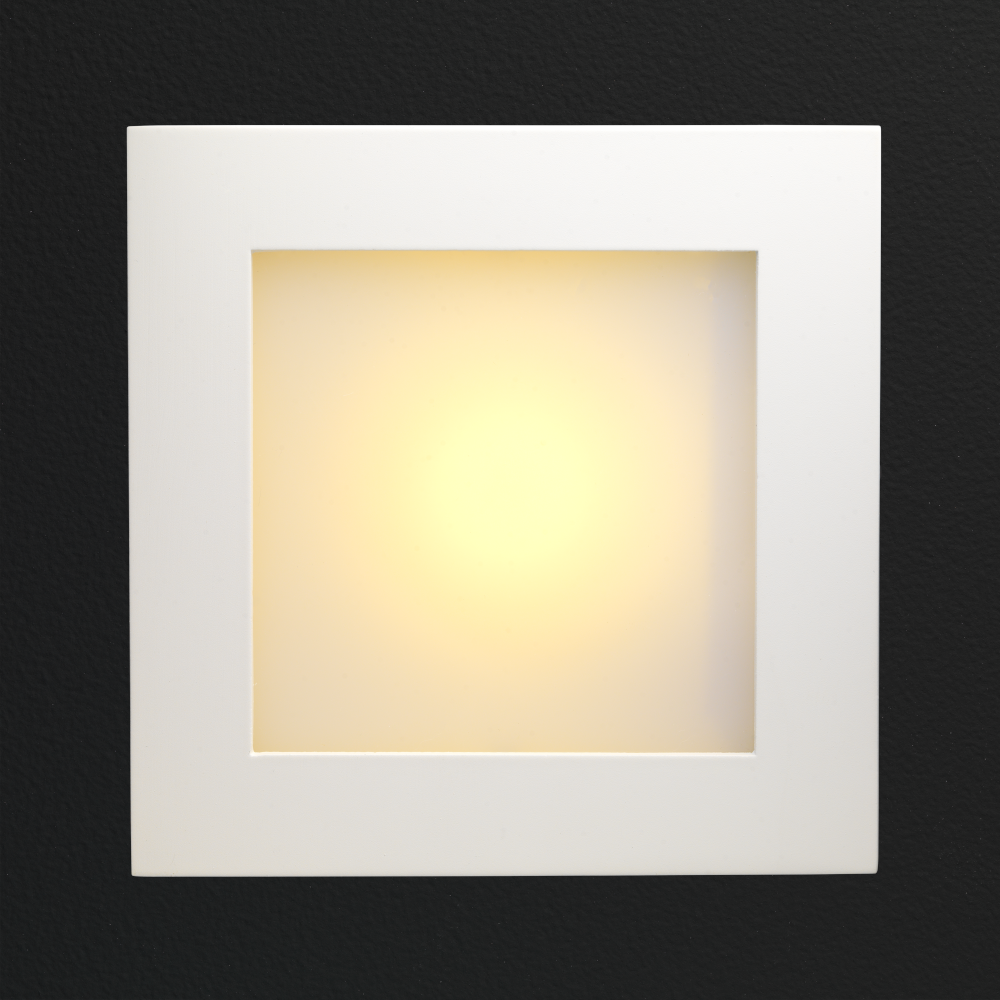 Cree LED Treppenbeleuchtung Bilbao | Eckig | Warm Weiß | 1 Watt