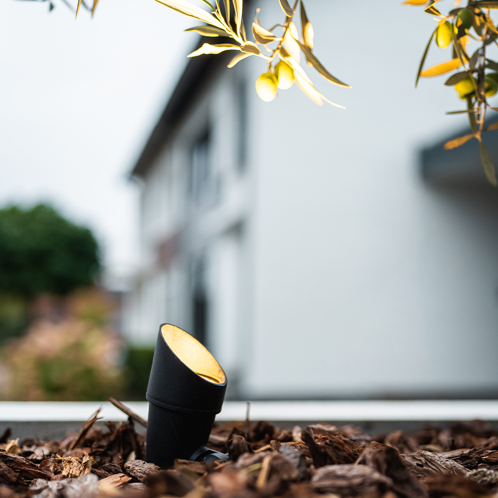 Campo | prikspot | anti-verblindingskap zwart | warmwit | dimbaar | OutdoorPro+ | 12 volt Campo | prikspot | anti-verblindingskap zwart | warmwit | dimbaar | OutdoorPro+ | 12 volt