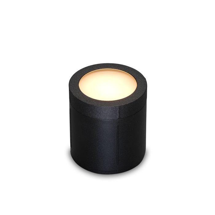 Pavia | ground light | circle black | warm white | OutdoorPro+ | 12 volts main product photo