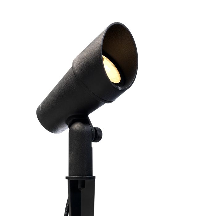 Campo | spike light | anti-glare cap black | warm white | dimmable | OutdoorPro+ | 12 volts main product photo