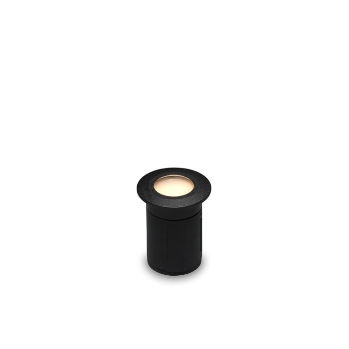Nodar | ground light | round black | warm white | OutdoorPro+ | 12 volts main product photo