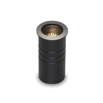 Ota l grondspot | rond zwart | warmwit | OutdoorPro+ | 12 volt 