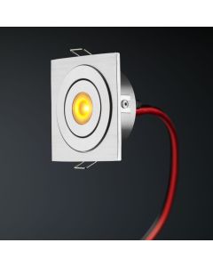 Cree LED Einbaustrahler Veranda Soria Eckig los | Warm Weiß | 3 Watt