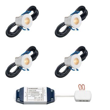 Cree LED recessed spotlight Valencia bas | warm white | set of 4, 6, 8, 10 or 12 pieces
