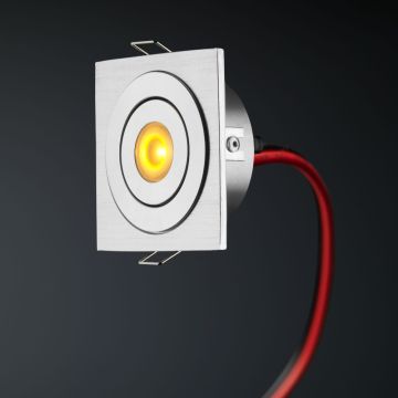 Cree LED Einbaustrahler Veranda Soria Eckig los | Warm Weiß | 3 Watt