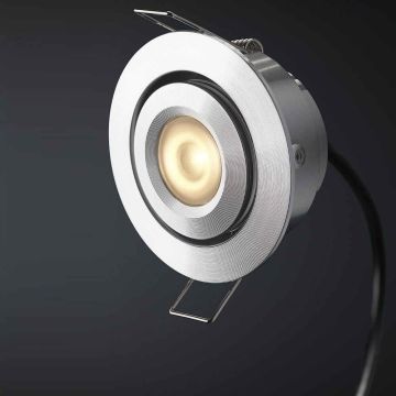 Cree LED Einbaustrahler Veranda Toledo los | Kippbar | Warm Weiß | 3 Watt