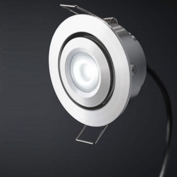 Cree LED Einbaustrahler Veranda Toledo los | weißes Licht | Kippbar | 3 Watt