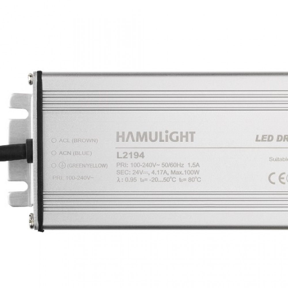 Hamulight LED Transformator | 80 Watt | 24 Volt