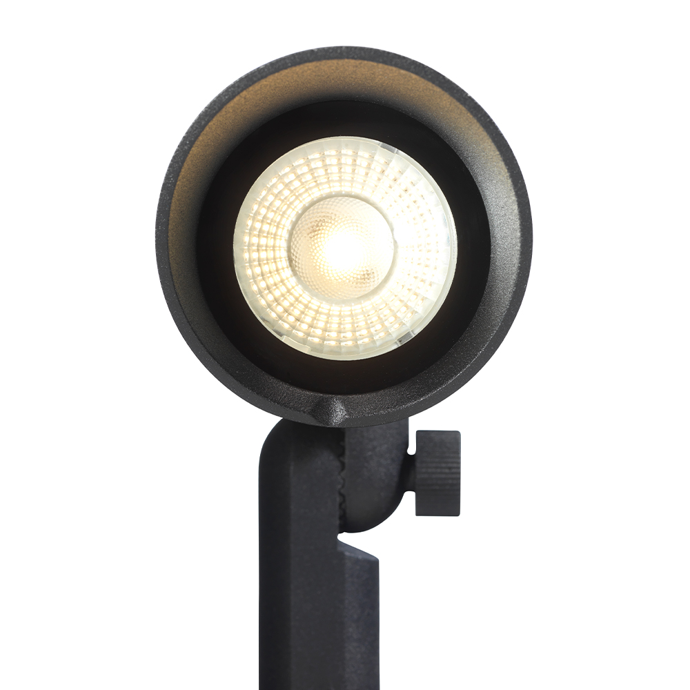 Campo | prikspot | anti-verblindingskap zwart | warmwit | dimbaar | OutdoorPro+ | 12 volt