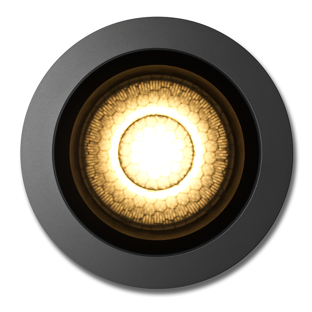 Pego | ground light | round black | warm white | OutdoorPro+ | 12 volts