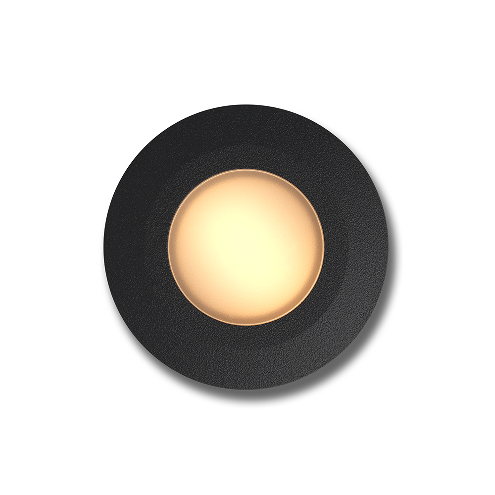 Arada | ground light | round black | warm white | OutdoorPro+ | 12 volts