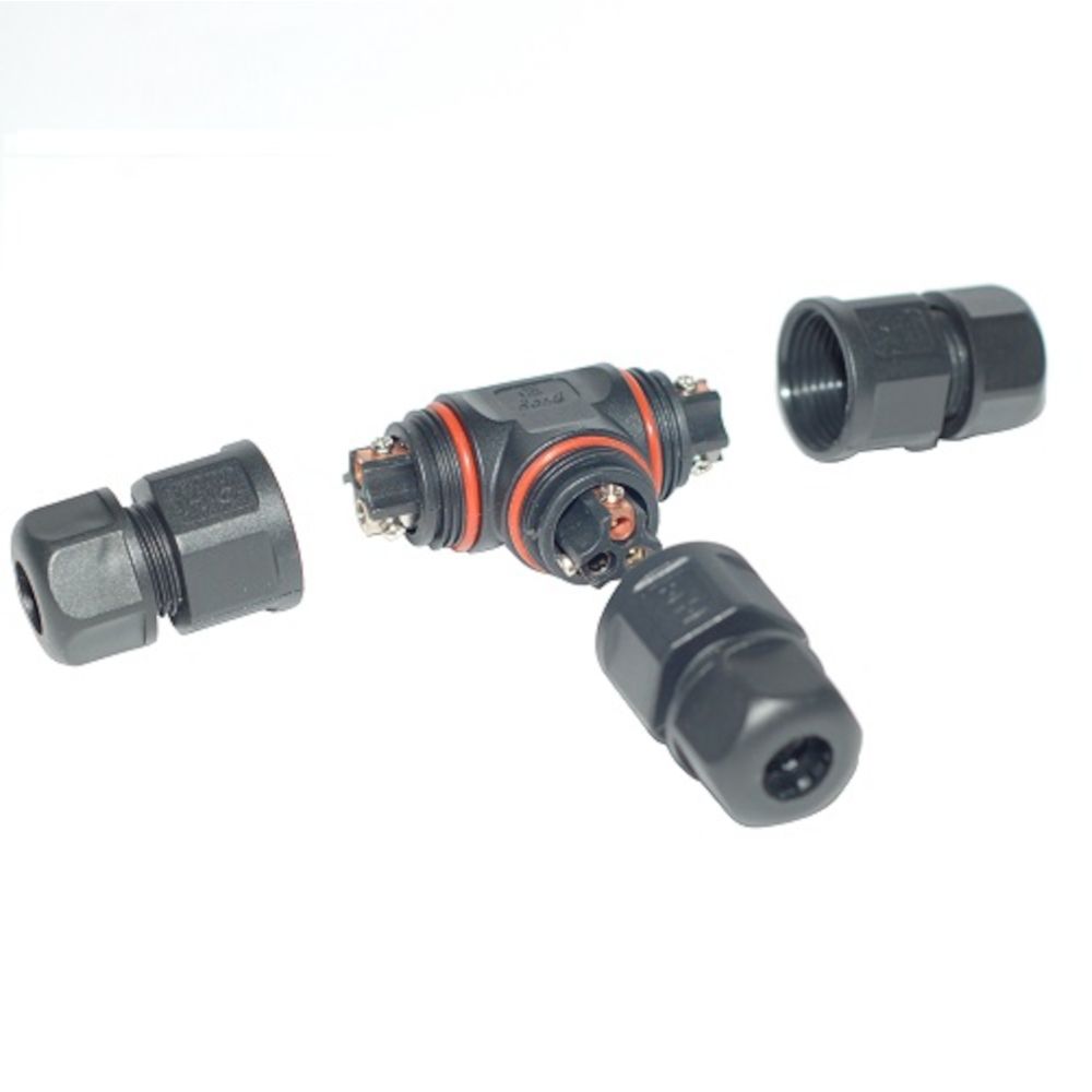 Cable connector T | waterproof | 2-3 pole