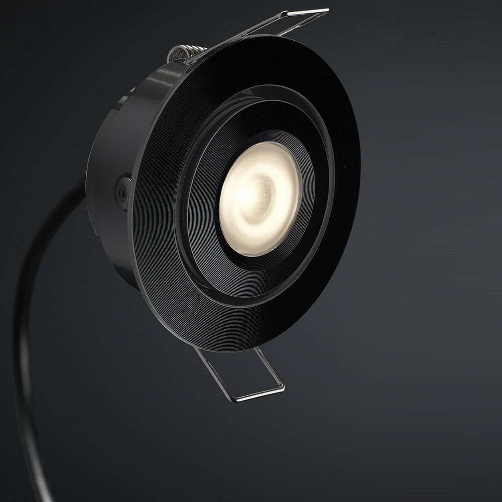 Cree LED Einbaustrahler Toledo schwarz in | Warm Weiß | 3 Watt | Dimmbar | Kippbar