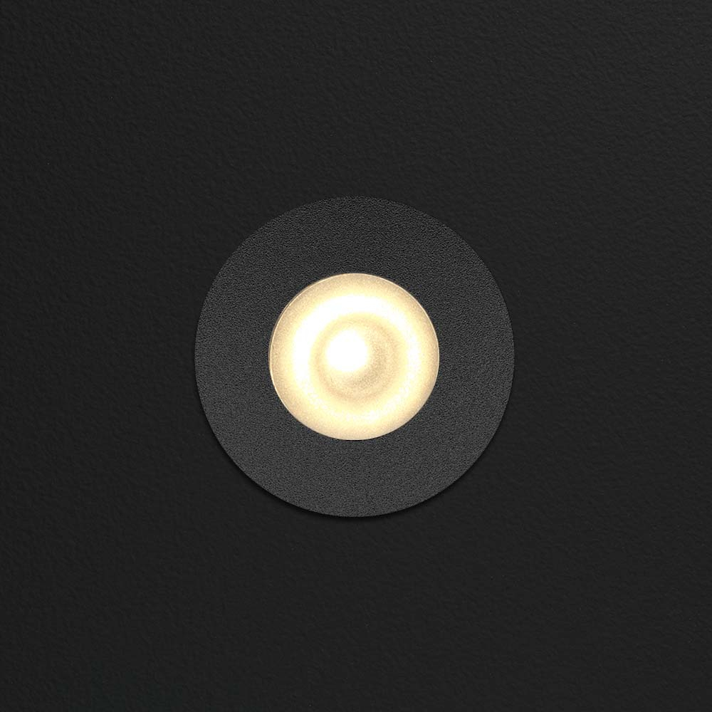 Cree LED pergola spot encastrable Valencia noir los | blanc chaud | 3 watts