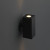 Cree LED wall lamp Lamego | black | warm white | square | 2 x 1,5 watt | up & down