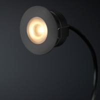 Cree LED recessed spotlight veranda Aragon black los | warm white | 3 watt L2326