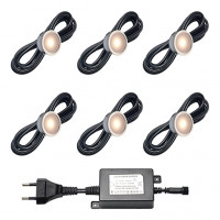 Epistar LED decklight Alfena | warm white | 2,4 watt | set of 6 pieces LVS10501-06