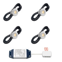 Cree LED recessed spotlight Sevilla bas | warm white | set of 4, 6, 8, 10 or 8 pieces L2137