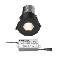 Citizen LED recessed spotlight black | warm white | 7 watt | dimmable L2145