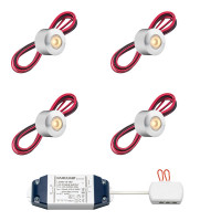 Cree LED surface mounted spotlight Gomera bas | warm white | set of 4, 6, 8, 10 or 12 pieces L2218